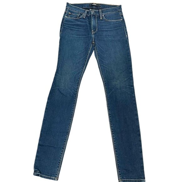 Hudson Womens Enhance Nico Mid Rise Super Skinny Leg Blue Denim Jeans Size 26 - Picture 2 of 9